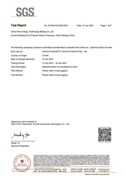 China SINOENERGY GROUP certification